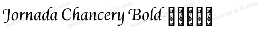 Jornada Chancery Bold字体转换